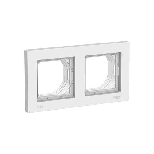 Рамка двухпостовая Schneider Electric ATLASDESIGN AQUA IP44 Рамка двухпостовая Schneider Electric ATLASDESIGN AQUA IP44