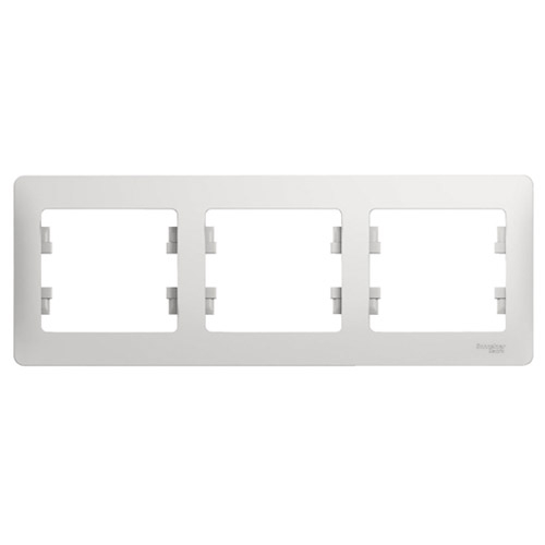 Рамка горизонтальная 3 поста Schneider Electric GLOSSA Рамка горизонтальная 3 поста Schneider Electric GLOSSA
