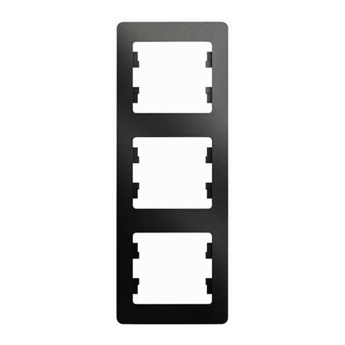 Рамка вертикальная 3 поста Schneider Electric GLOSSA Рамка вертикальная 3 поста Schneider Electric GLOSSA