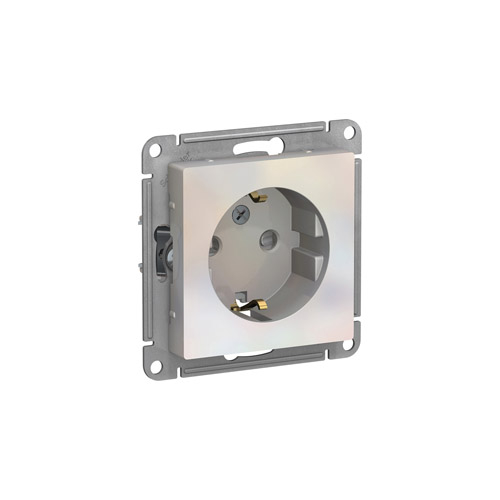 Розетка Schneider Electric ATLASDESIGN с заземлением со шторками, механизм, 16А, 250В Розетка Schneider Electric ATLASDESIGN с заземлением со шторками, механизм, 16А, 250В