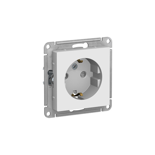 Розетка Schneider Electric ATLASDESIGN с заземлением со шторками, механизм, 16А, 250В Розетка Schneider Electric ATLASDESIGN с заземлением со шторками, механизм, 16А, 250В