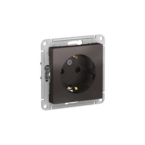 Розетка Schneider Electric ATLASDESIGN с заземлением со шторками, механизм, 16А, 250В Розетка Schneider Electric ATLASDESIGN с заземлением со шторками, механизм, 16А, 250В