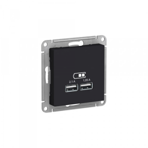 ������� Schneider Electric ATLASDESIGN USB 5� 1���� x 2,1�, 2����� � 1,05�, ��������