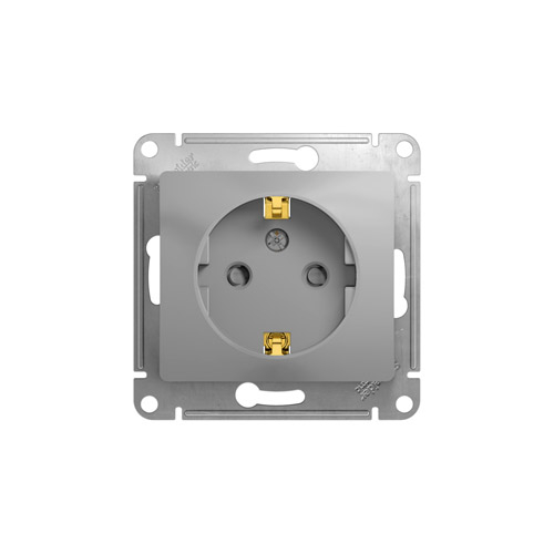 Розетка Schneider Electric GLOSSA с заземлением со шторками 16А 250В, механизм Розетка Schneider Electric GLOSSA с заземлением со шторками 16А 250В, механизм