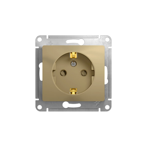 Розетка Schneider Electric GLOSSA с заземлением со шторками 16А 250В, механизм Розетка Schneider Electric GLOSSA с заземлением со шторками 16А 250В, механизм