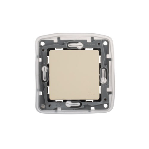 Переключатель IP44 Legrand ETIKA, автоматические клеммы, 10A, 250В