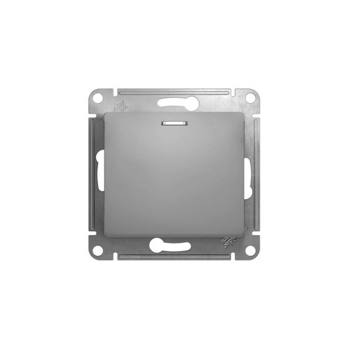 Переключатель одноклавишный Schneider Electric Glossa с подсветкой, в рамку, 250В, 10АХ Переключатель одноклавишный Schneider Electric Glossa с подсветкой, в рамку, 250В, 10АХ