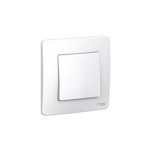Выключатель одноклавишный Schneider Electric BLANCA, 6A, 250B Выключатель одноклавишный Schneider Electric BLANCA, 6A, 250B