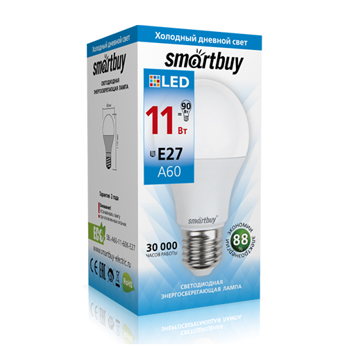 ������������ ����� Smartbuy-A60-11W/6000/E27