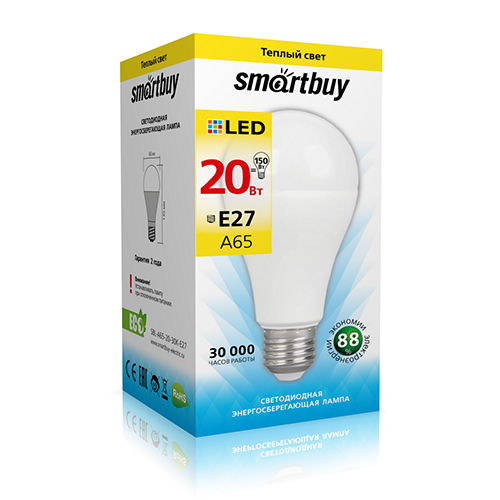 ������������ ����� Smartbuy-A65-20W/3000/E27