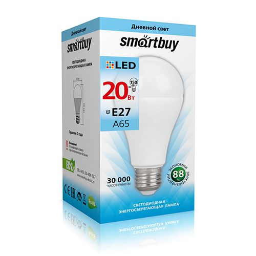 ������������ ����� Smartbuy-A65-20W/4000/E27