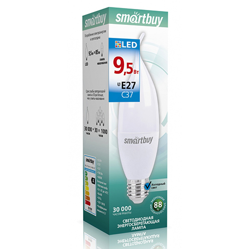 ������������ ����� ����� �� ����� ������� Smartbuy-C37-9_5W/6000/E27