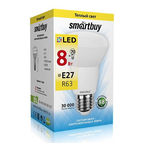 ������������ ����� Smartbuy-R63-08W/3000/E27