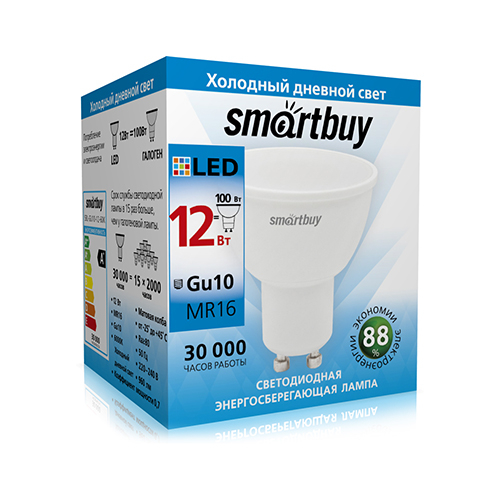 ������������ ����� Smartbuy-Gu10-12W/6000