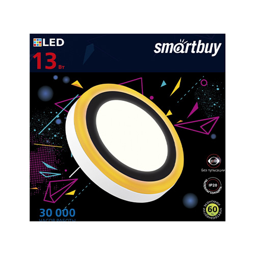 ��������� (LED) ���������� ���� � ���������� DLB Smartbuy-13w/6500K+O/IP20